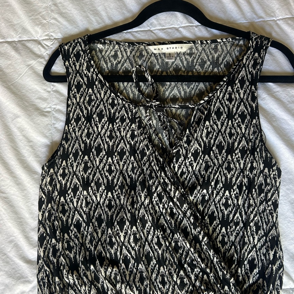 Max Studio Monochrome Patterned Jumpsuit - image 7